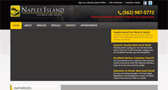 Desktop Screenshot of naplesislandcarwash.com